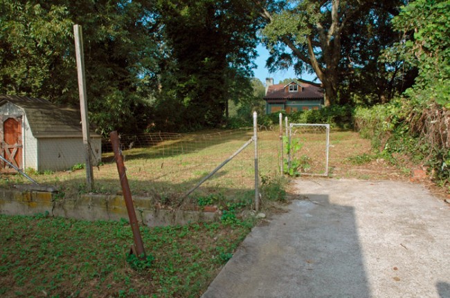 Backyard looking away from the house.