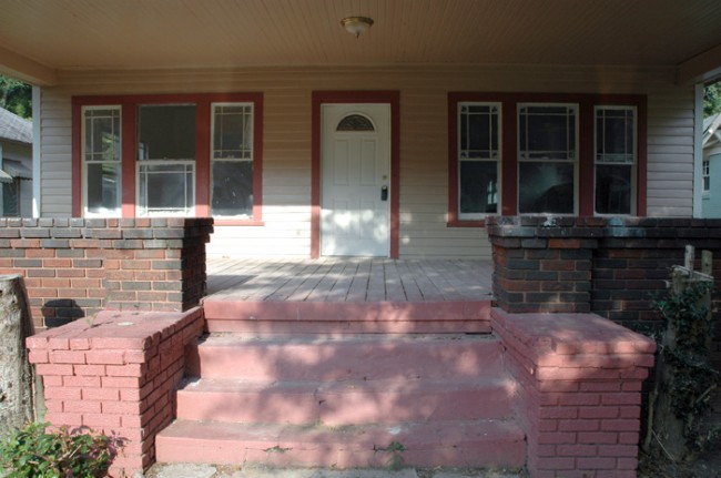 The nice big front porch.