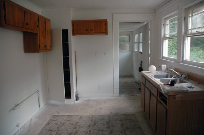 View towards laundry room.