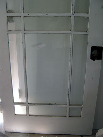 Parlor glass door