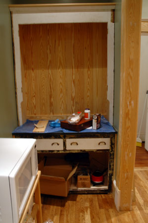 Butler's pantry construction