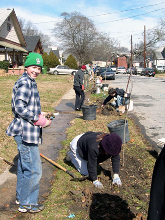 Trees Atlanta Westview planting