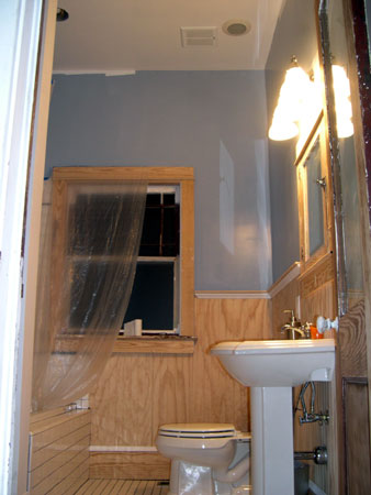 Paint bathroom