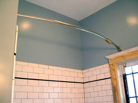 Shower curtain rod