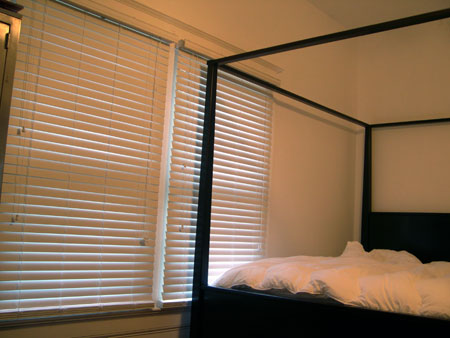 Guest bedroom blinds