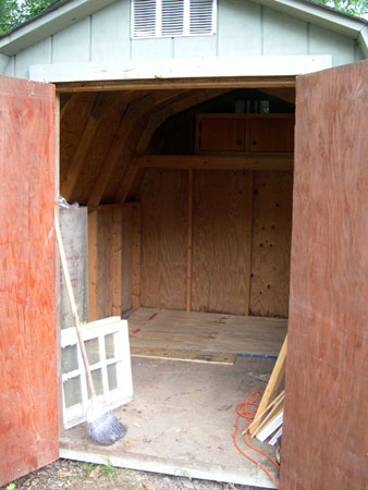 Repair shed floor