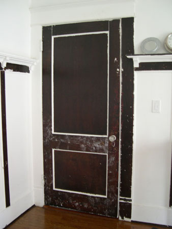 Dining room door