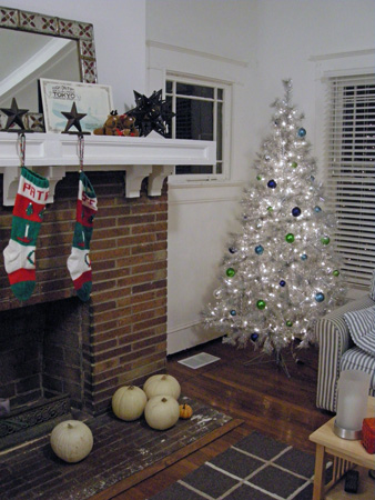 Livingroom with Christmas decoration Livingroom with Christmas decoration