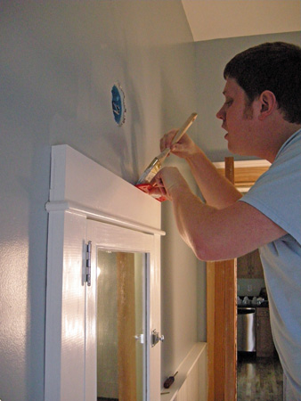 Painting the bathroom