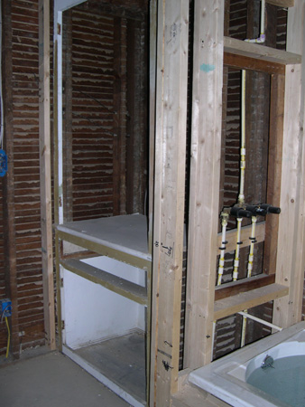 Linen closet construction