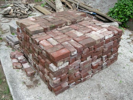 Pile of bricks