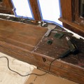 Dining room paint stripping