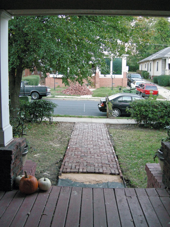 Front path brick