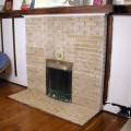 Fireplace after PeelAway