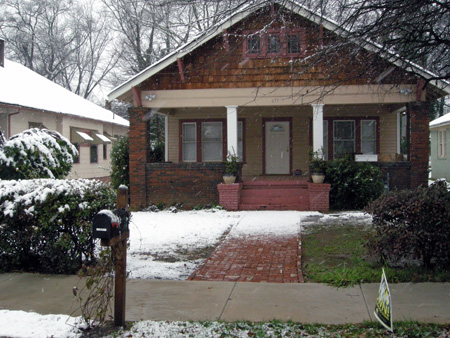 Westview Bungalow snowed in