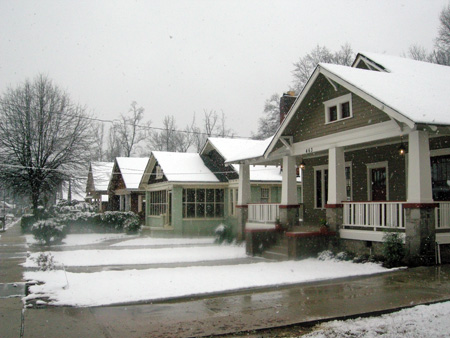 East Ontario Avenue snowed in