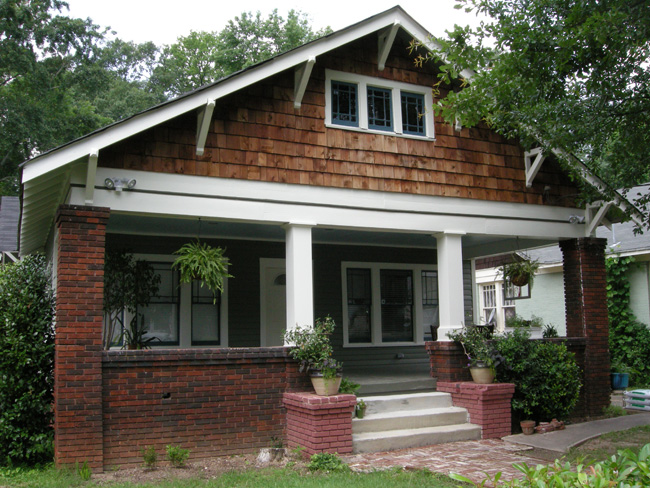 Exterior painted bungalow