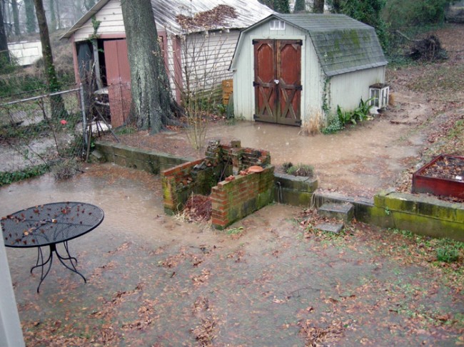 Flooding Winter Rain