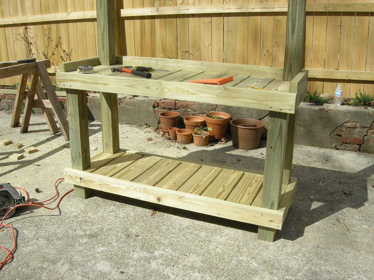 14 Potting Bench Plans For Building An Ideal Garden Prep 45 OFF
