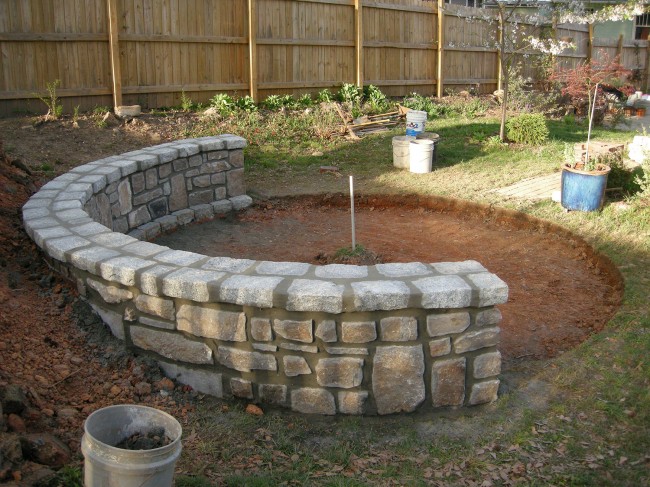 With the grout in place the wall looks amazing!