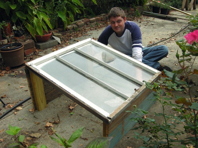 Cold Frame Front and Back
