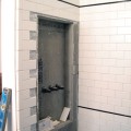 Bathroom subway tiling