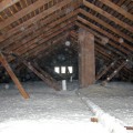 Attic insulation