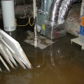 Flooded crawl space