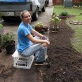 Prepping garden bed